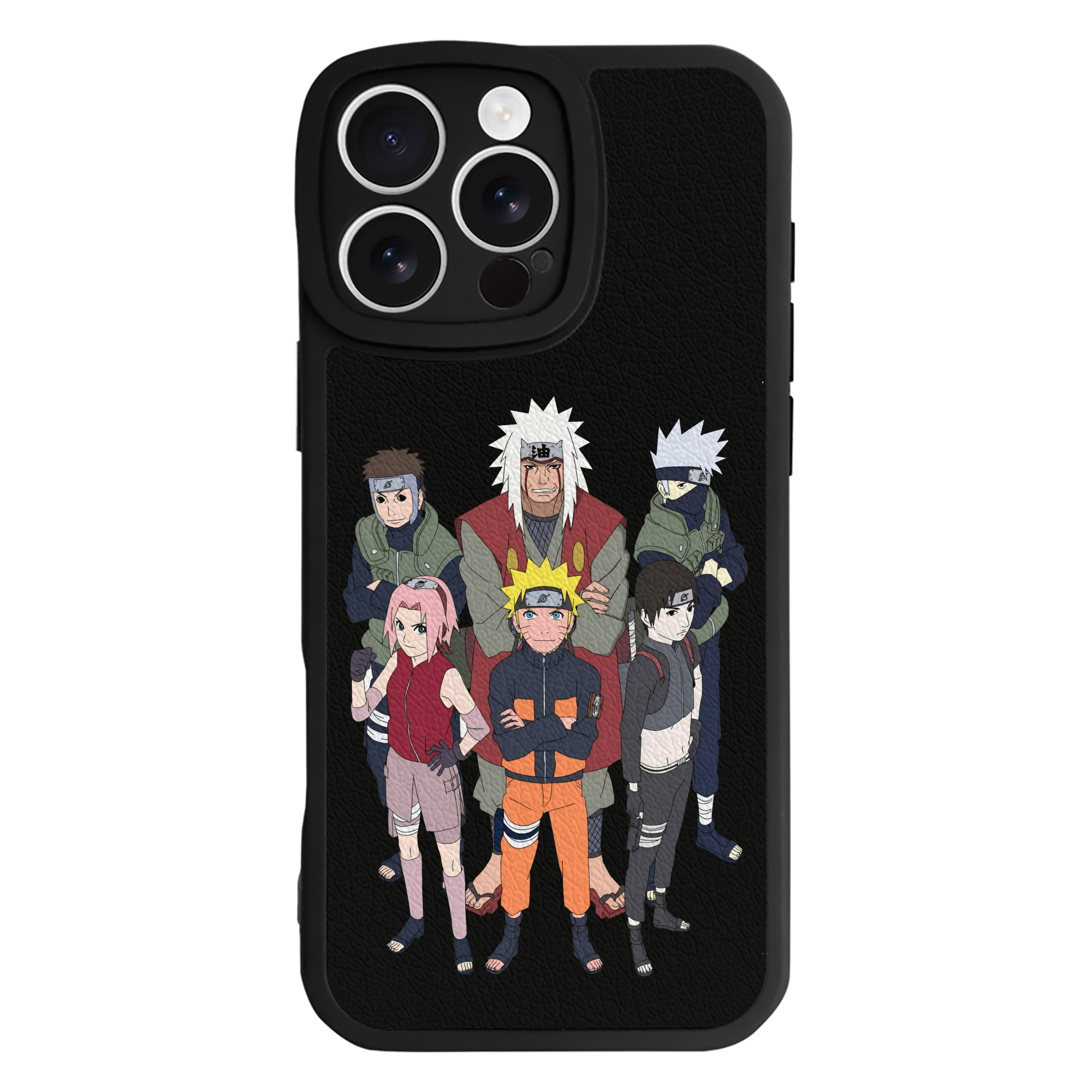 （画像用） NARUTO -ナルト- うずまき ナルト Uzumaki Naruto 【iPhone 16シリーズ対応】シリコンスマホケース（レザー調） 材質：シリコン